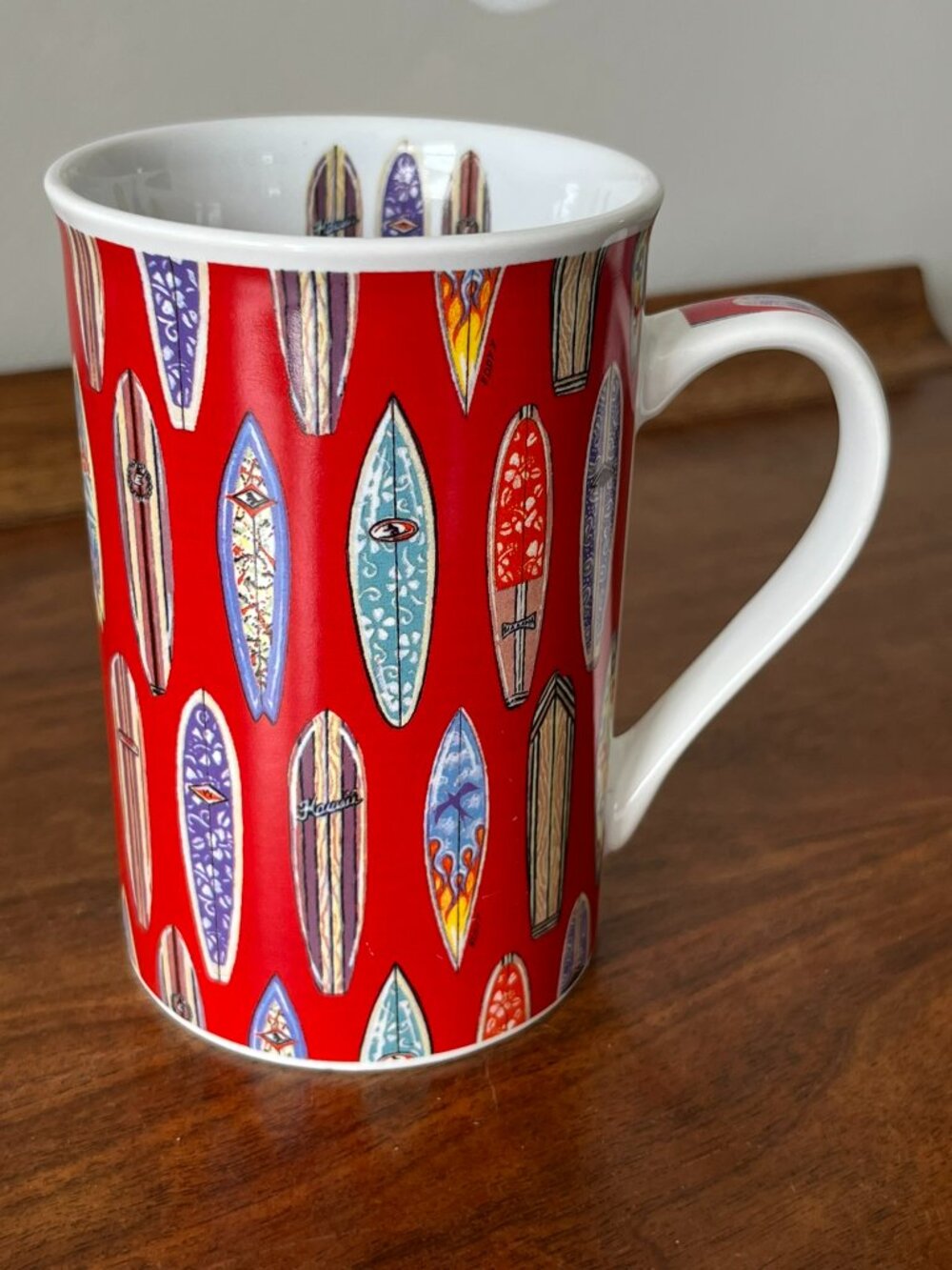 Eddy Y Surfboards Porcelain Mug Vintage 2000 Hawaii Island Heritage Coffee Cup